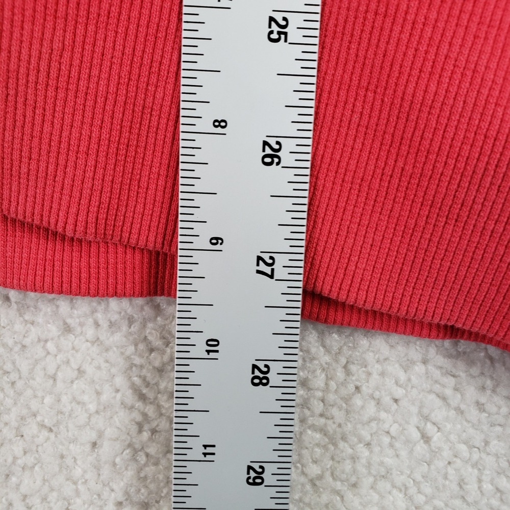 90s Style Center Swoosh Nike Sportswear Sweatshirt Womens M Red Athleisure - Picture 6 of 8